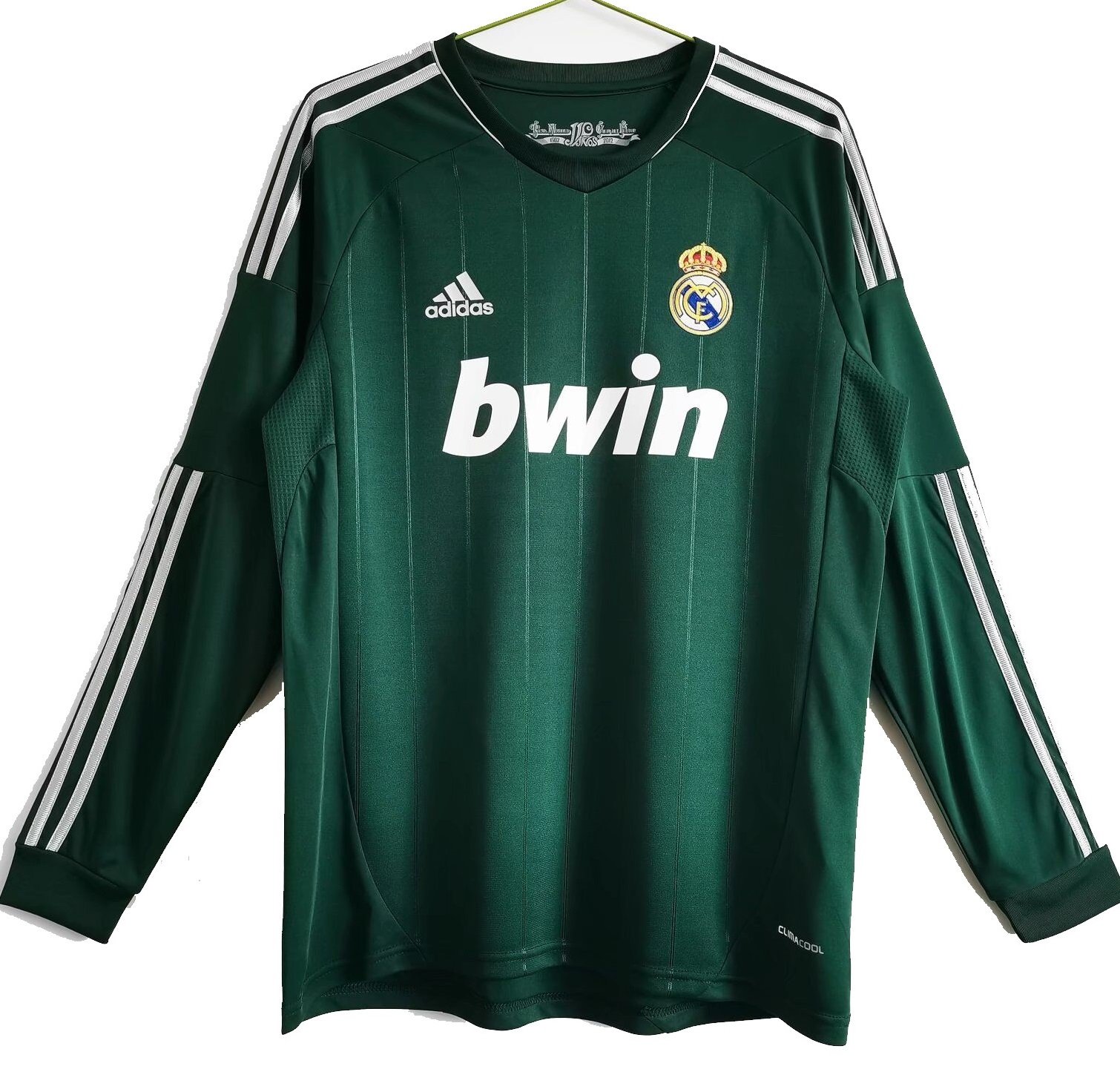 Camisa III Real Madrid 2012 2013 Adidas retro manga comprida